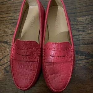 The Pastoso red loafers